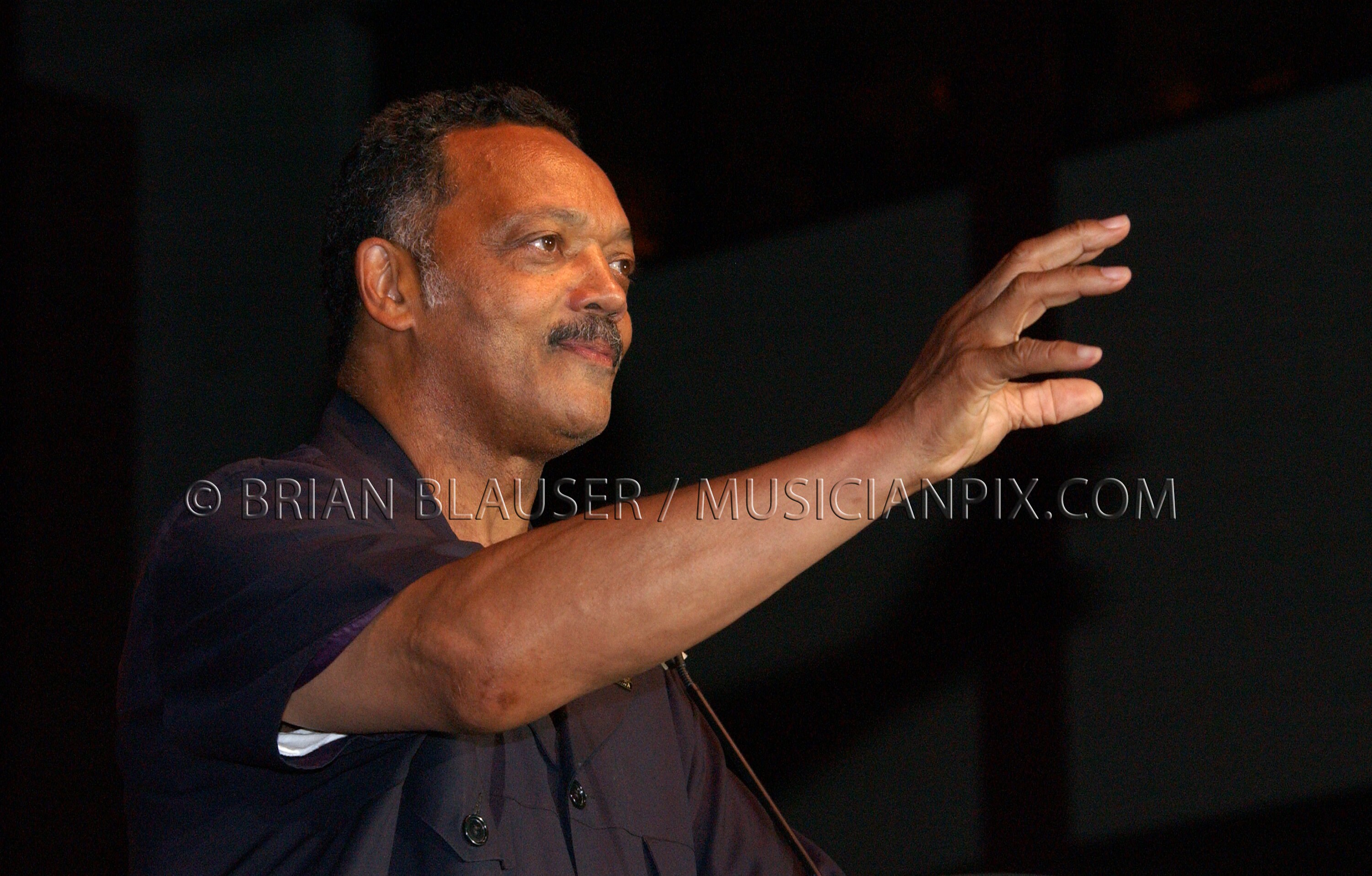 Jesse Jackson Photo Contemporary Print of Vintage Image Portrait