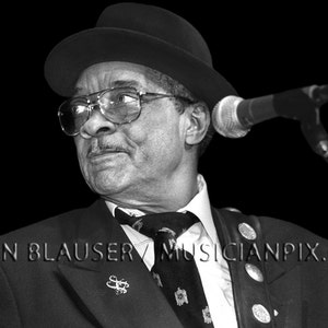 Vintage foto Hubert Sumlin: 13 x 19 gearchiveerde kunstafdruk