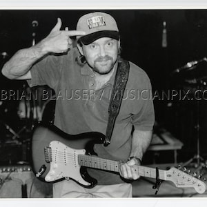 Lee Roy Parnell Vintage Photo: Silver Gelatin Print, 2001 Mountain Stage Charleston WV