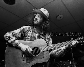 Stampa fotografica di James McMurtry del 1989, leggenda della musica, arte da parete, fotografia musicale vintage