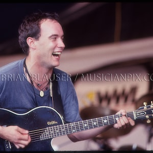 Dave Matthews Vintage Photo: Archival Print, 1996 Jazz Fest New Orleans LA
