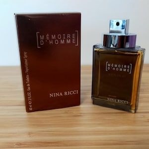 Memory of a Man von Nina Ricci, 60 ml/2 fl.oz. im Eau de Toilette-Tester - SELTENER VINTAGE