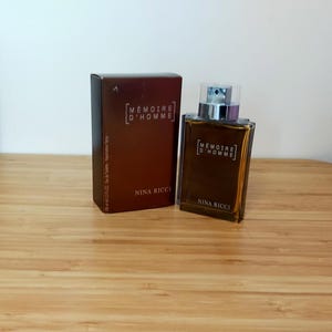 Erinnerung an einen Mann von Nina Ricci, 100 ml/3,3 fl.oz. im Eau de Toilette-Tester - SELTENER VINTAGE