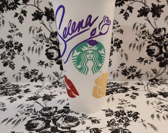 Selena inspired Starbucks cup