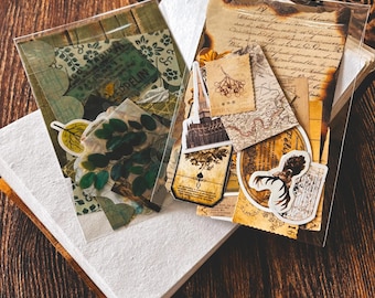 Junk journal & scrapbooking paper stationery stickers blind bundle // mystery mini lucky dip // journalling ephemera // letter supplies