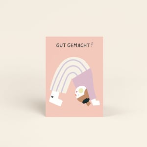Postkarte - Gut gemacht!