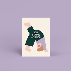 Postkarte - Ich glaube an mich / Mutmacher