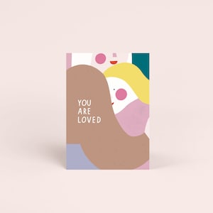 Postkarte - You Are Loved / Affirmation