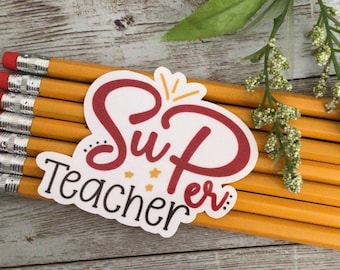 Teacher Sticker Gift| Stickers| Waterproof| Journal stickers, Water bottle stickers, Phone case stickers stickers| Teacher Appreciation