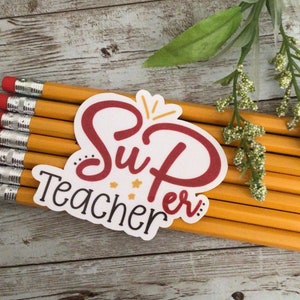 Teacher Sticker Gift| Stickers| Waterproof| Journal stickers, Water bottle stickers, Phone case stickers stickers| Teacher Appreciation