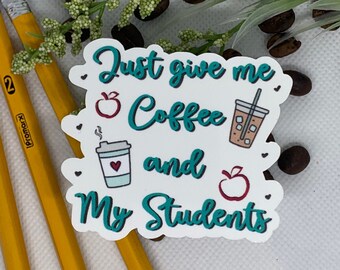 Teacher Sticker Gift| Stickers| Waterproof| Journal stickers, Water bottle stickers, Phone case stickers stickers| Teacher Appreciation
