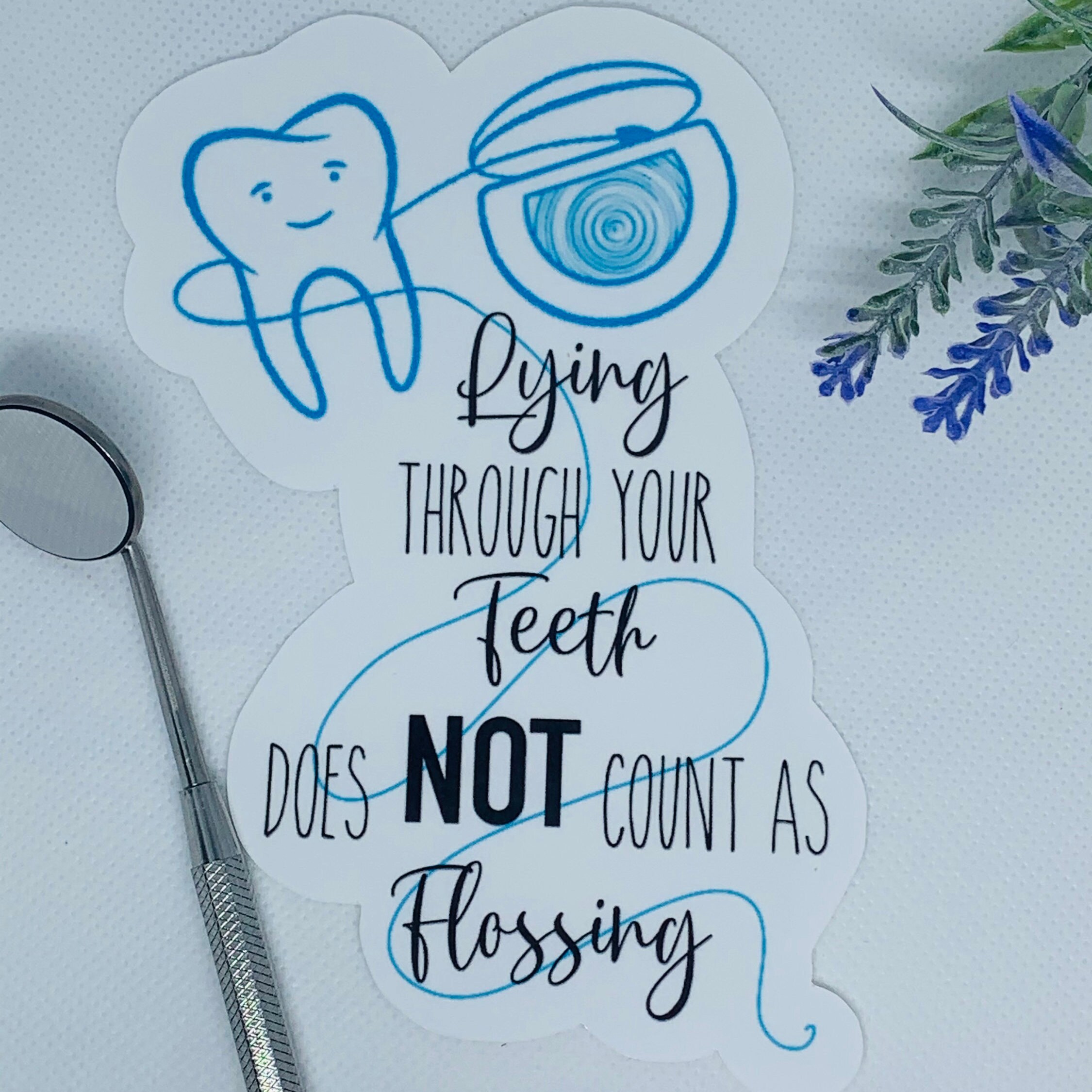 Dental Stickerwaterproof Journals Water Bottles Dentist Etsy Australia