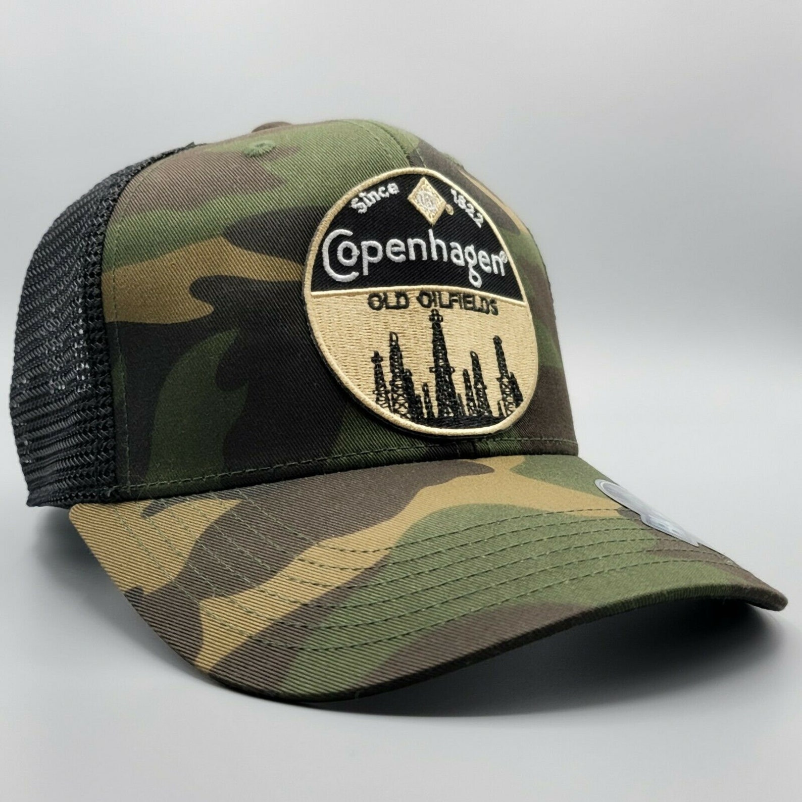 Copenhagen Trucker Hat Camo Hat Vintage Patch Tobacco Hat | Etsy