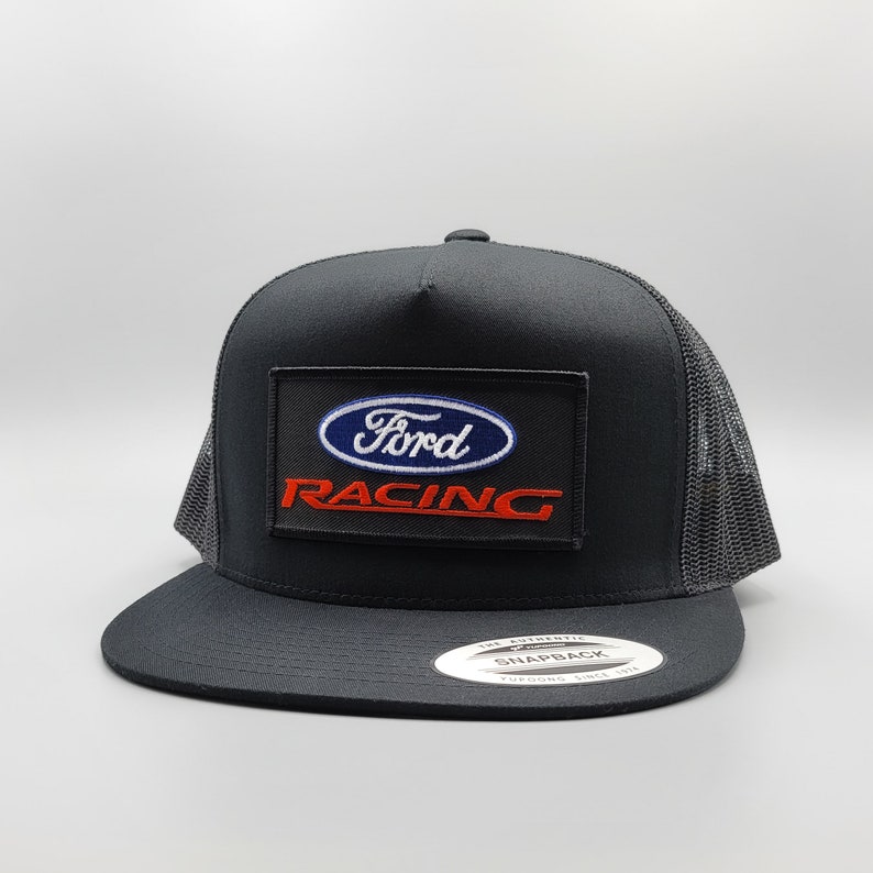 Ford Hat Ford Racing Vintage Trucker Hat Retro Ford Patch Etsy