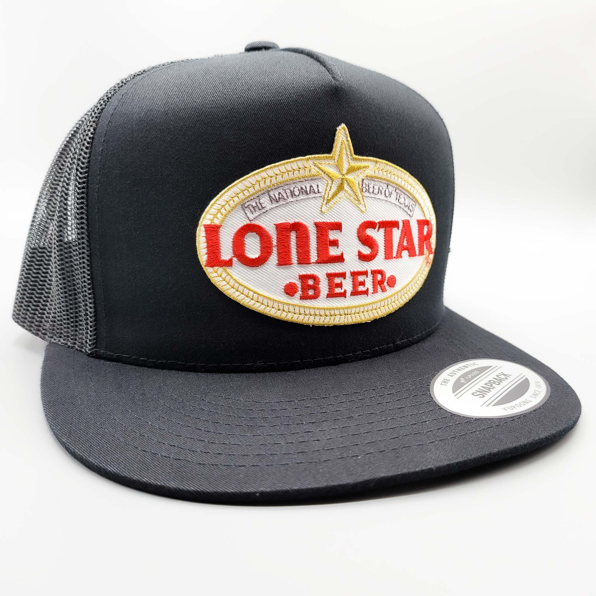 Lone Star Beer Hat Lonestar Beer Patch on Black Vintage Etsy