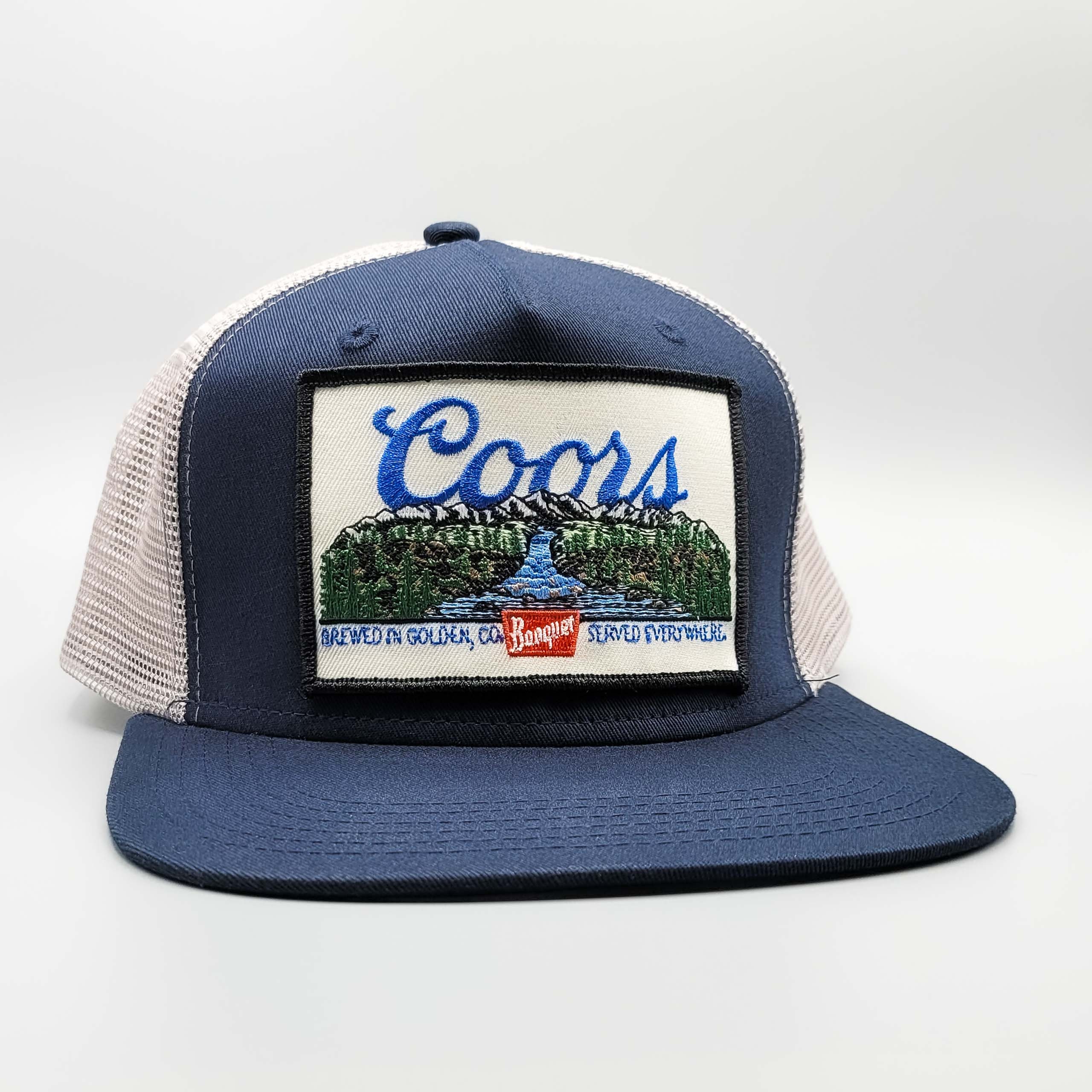 Coors Trucker Hat Embroidered Vintage Patch Beer Hat on Etsy