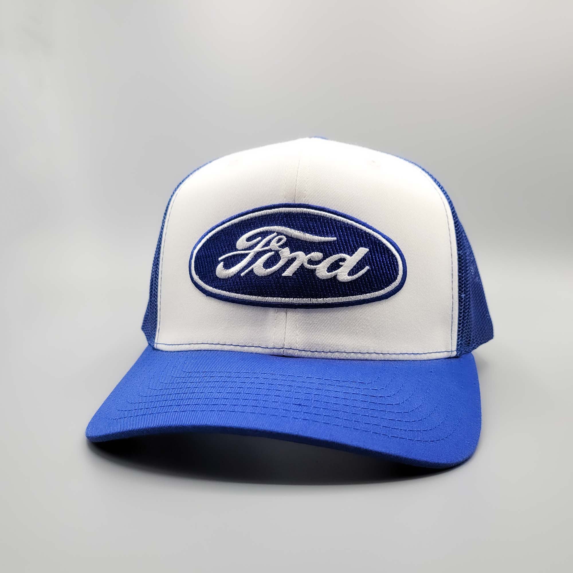 Ford Hat Classic Ford Trucker Hat Ford Blue Oval Logo Etsy