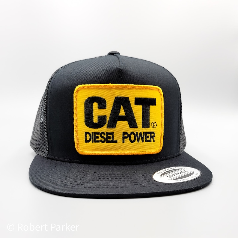 Caterpillar Hat Cat Diesel Vintage Trucker Hat Cat Hat Cat Etsy