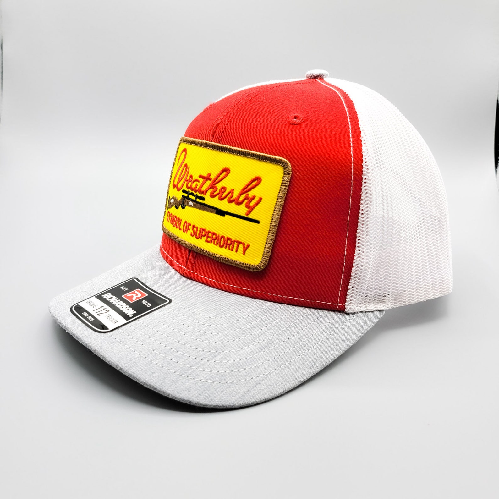 Weatherby Hat Weatherby Trucker Hat Vintage Rifle Gun Patch Etsy