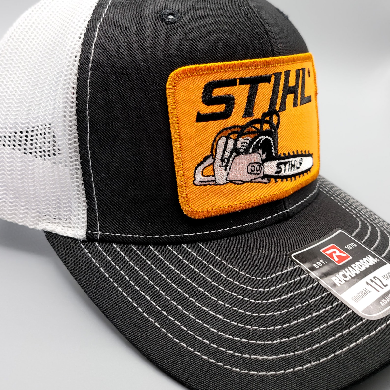 Stihl Hat Stihl Chainsaw Vintage Trucker Hat Richardson 112 Etsy