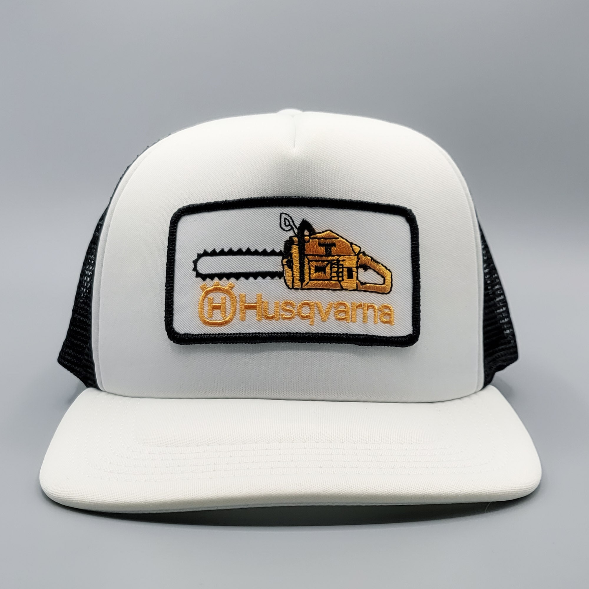 Husqvarna Vintage Trucker Hat Embroidered Patch Hat Baseball Etsy