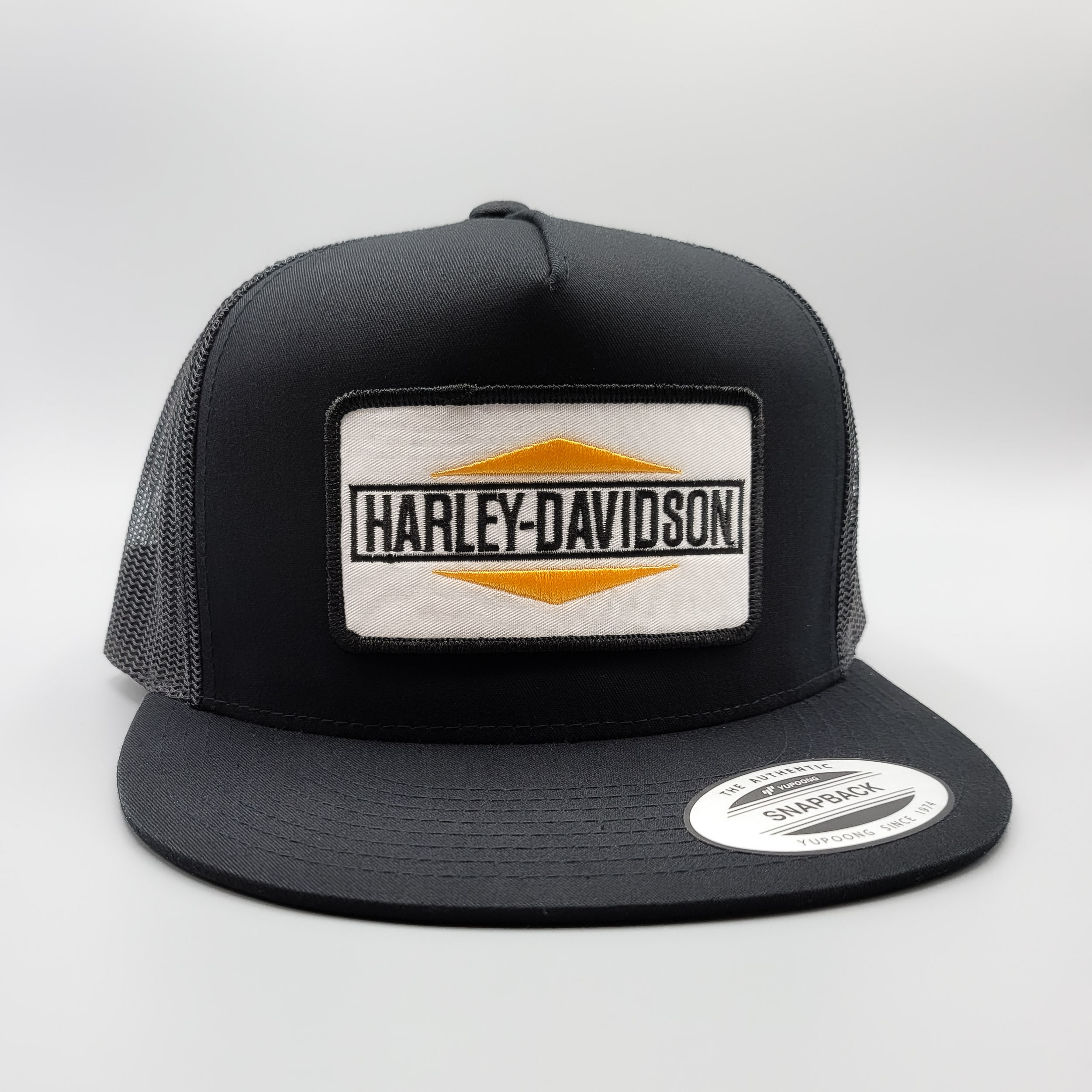 Vintage Harley Davidson Patch On A Richardson 112 Trucker Hat | lupon ...