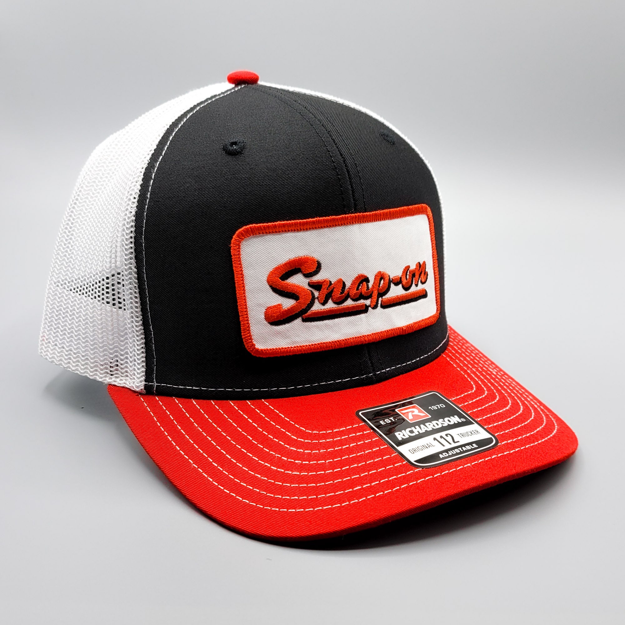Snapon Tools Hat Vintage Trucker Snapon Patch on Richardson Etsy