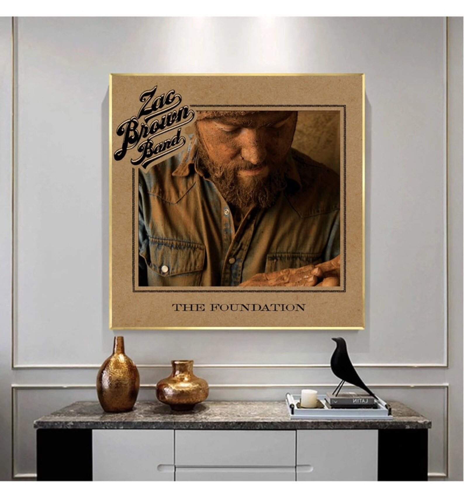 Zac Brown Band The Foundation music album room wall Etsy