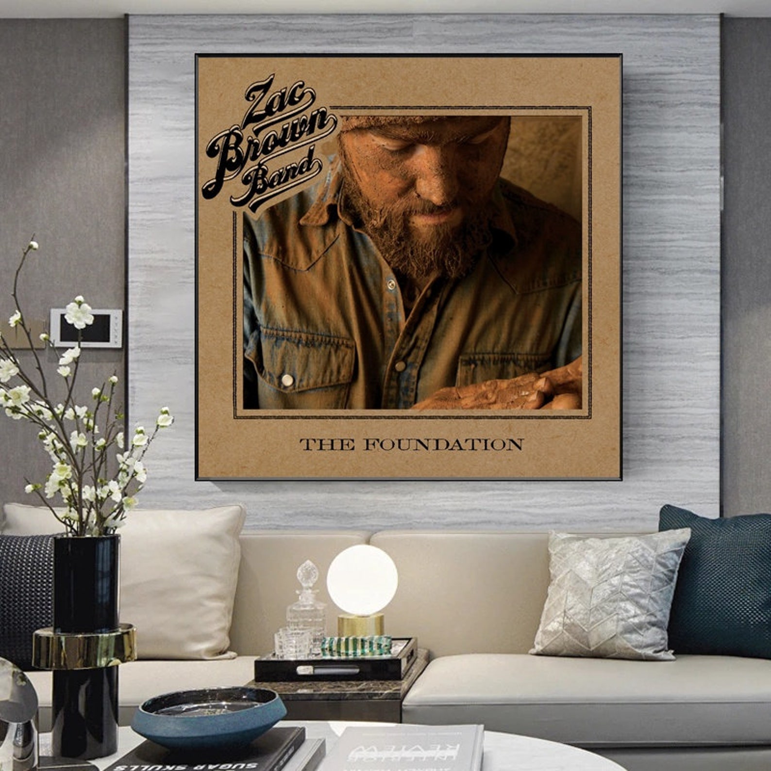 Zac Brown Band The Foundation music album room wall Etsy