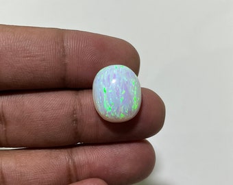 Amazing Quality Fire Play Ethopian Opal Cabochon Oval Shape Lab Created Loose Gemstones Sizes from 15X18MM for Pendants Jewellery Making