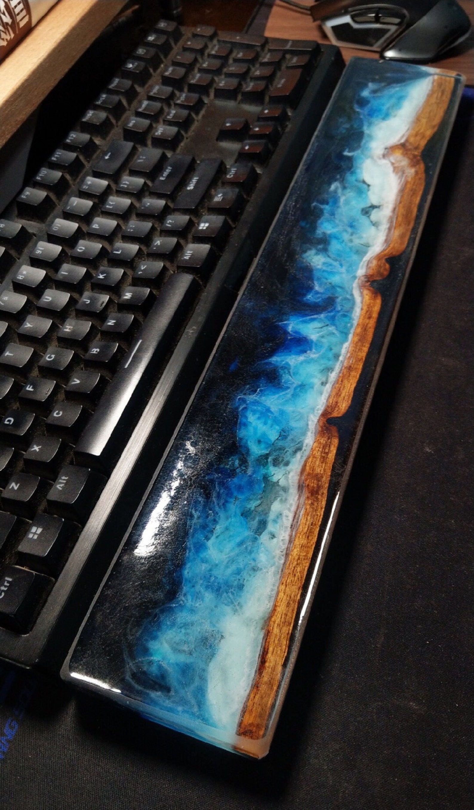 Handmade Resin Wrist Rest Resin Hand Rest Artisan Resin Etsy