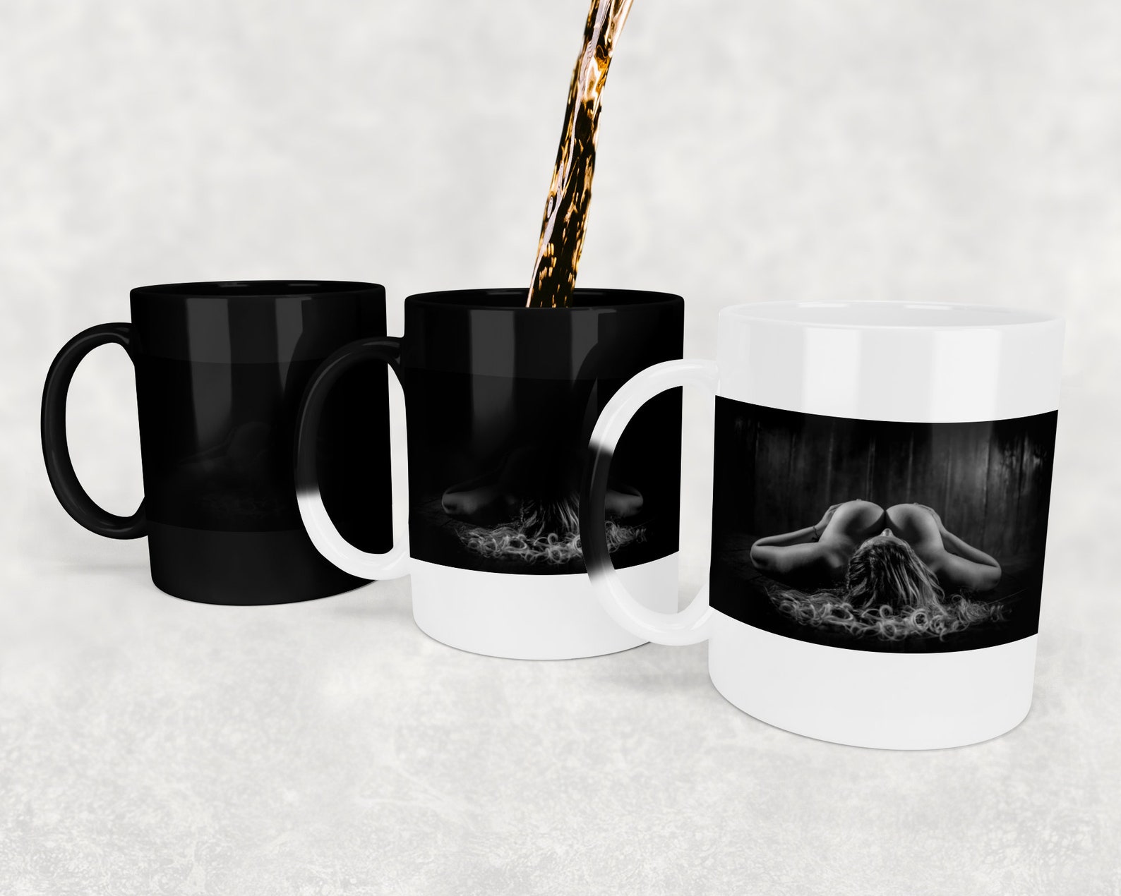 Personalised Magic Mugs Heat Colour Changing Gift for her Gift Etsy