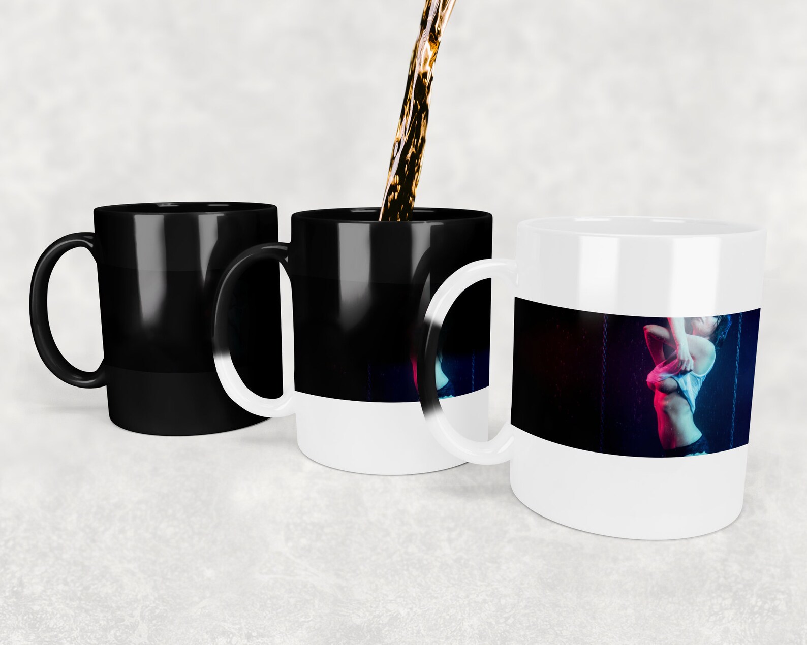 Personalised Magic Mugs Heat Colour Changing Gift for her Gift Etsy