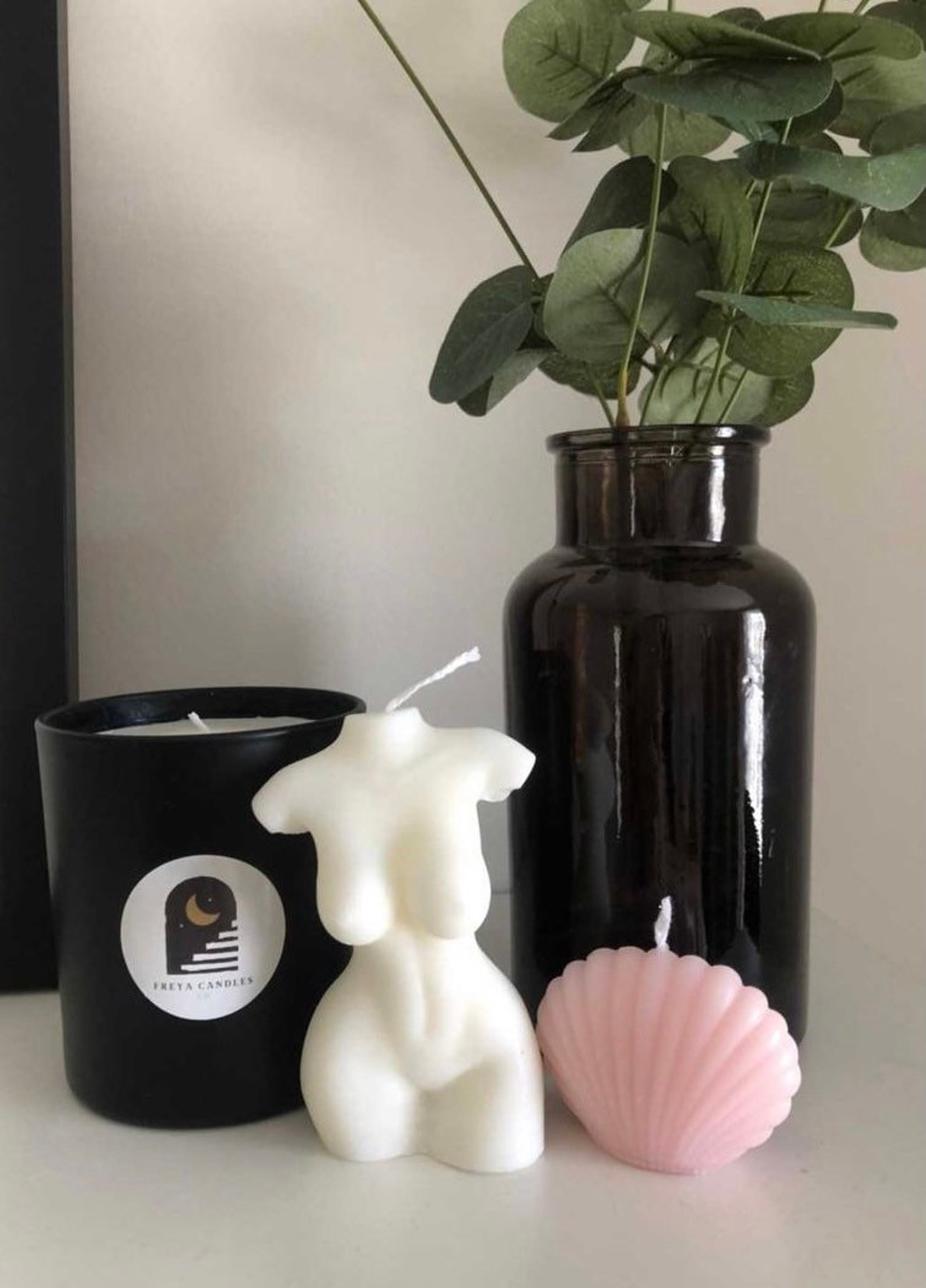 Womens body candle FreyaCandlesCo Etsy