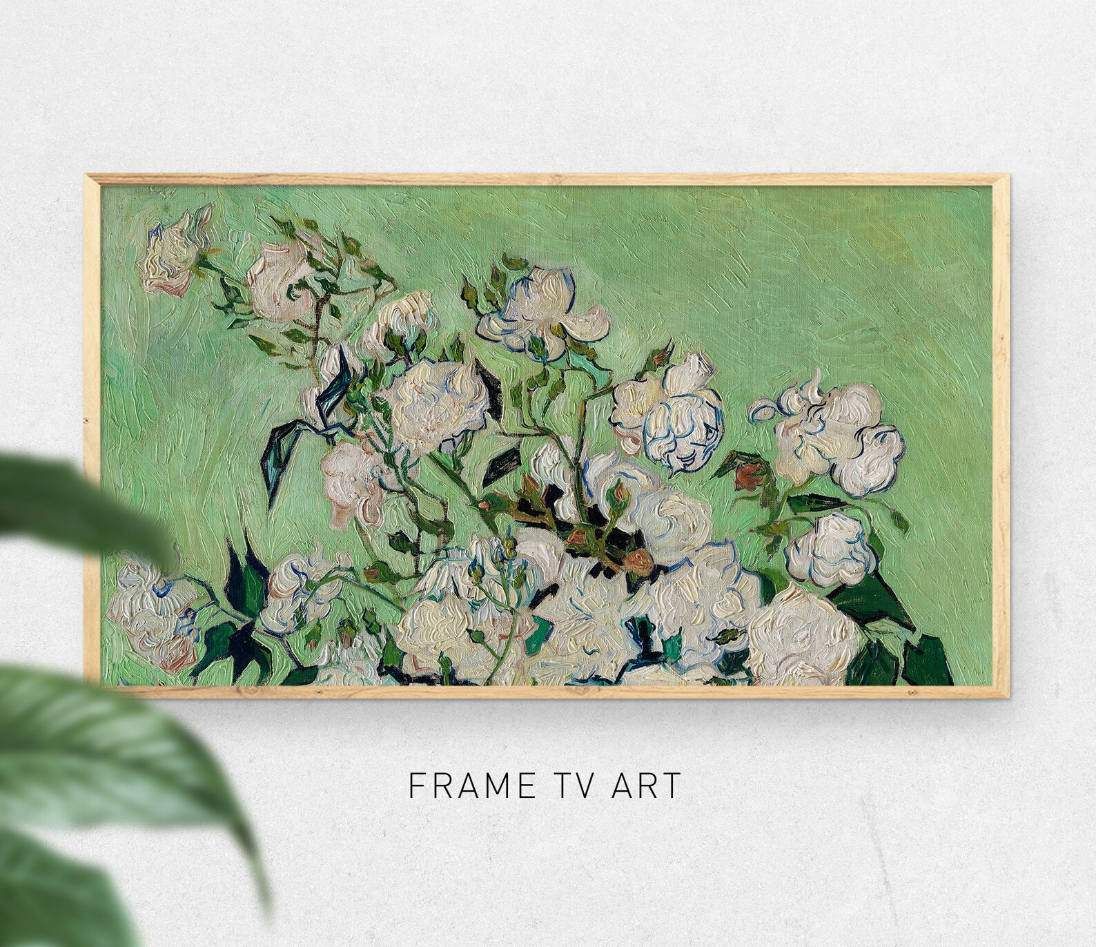 Samsung Frame TV art Vintage Flowers painting Art for frame Etsy
