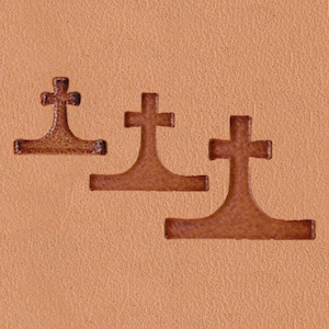 Meander Cross 3-Piece Border Leather Stamp Set MC