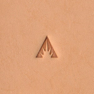 Border Triangle Pyramid Burst D442 Leather Stamp