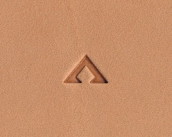 Border Triangle Tent E292 Leather Stamp