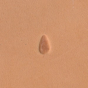 Pear Shader Lined P215 Leather Stamp