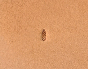 Background Checked-Fine A104 Leather Stamp