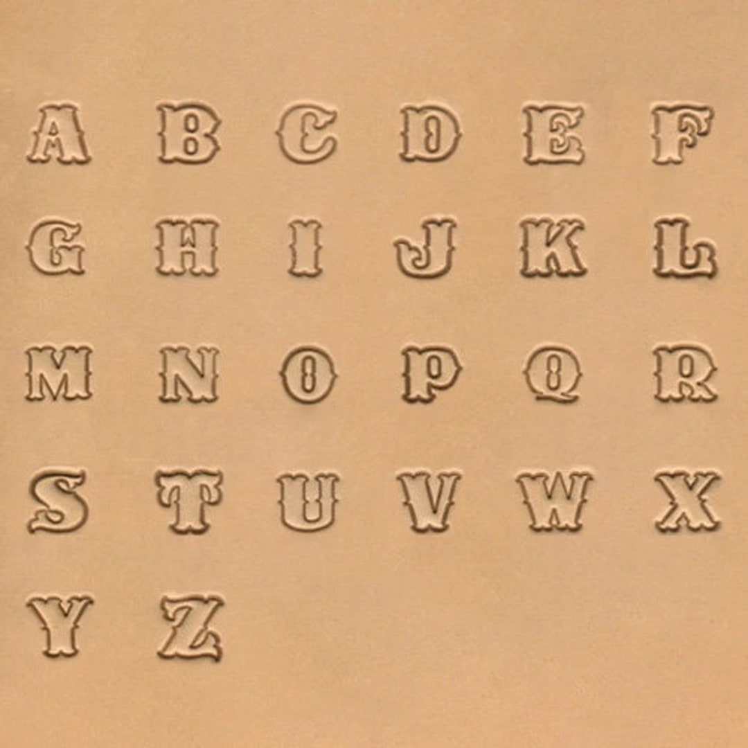 Leather Art Alphabet Stamp Set, 3/4 - Weaver Leather Supply