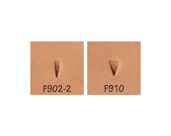 Beveler Pointed Lined F902-2 F910 2-Piece Leather Stamp Set