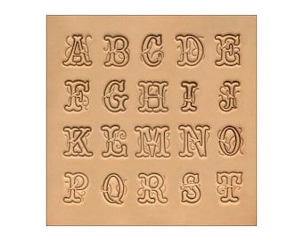 Leather Stamps Alphabet 