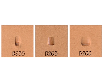 Beveler Smooth B935 B203 B200 3-Piece Leather Stamp Set