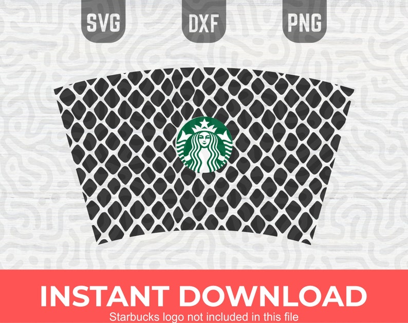 Mugs png Silhouette Snake Starbucks wrap Venti 24 Oz Cup Poster svg Best for DTG Invitation etc dxf files Cricut T-shirt