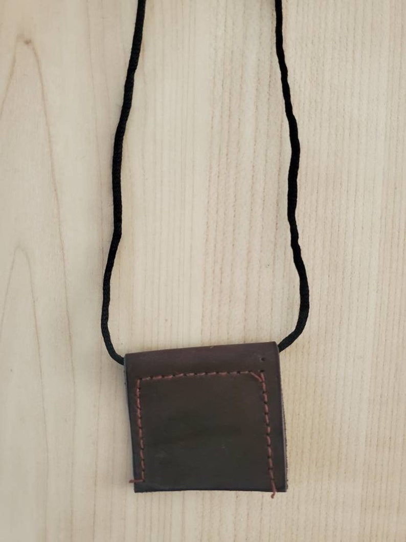 Original leather talisman pouch, taweez, tawiz, amulet, naqsh, talism, تعویذ image 1