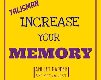 Handwritten Talisman to increase your memory | sharpen your mind | Taweez to increase memory | naqsh, talism