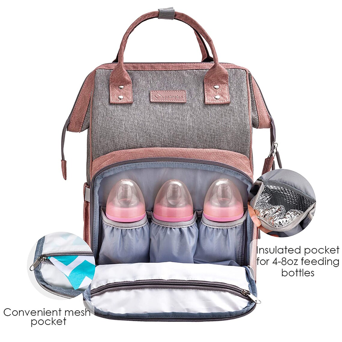 Diaper Bag Backpack Mokaloo Large Baby Bag Multifunctional Etsy