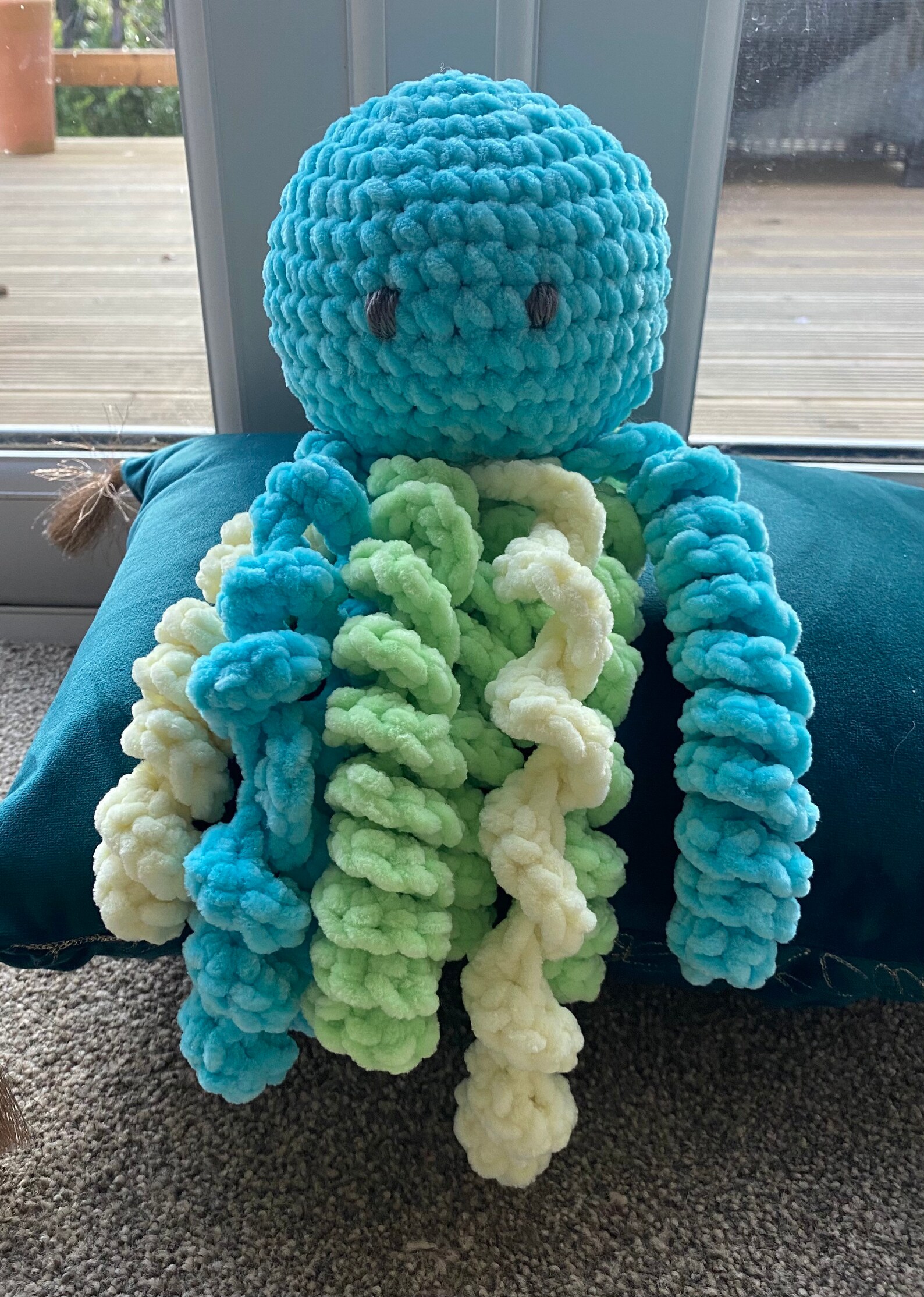 Handmade knitted Octopus soft toy Etsy
