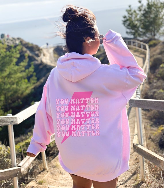 purple you matter hoodie